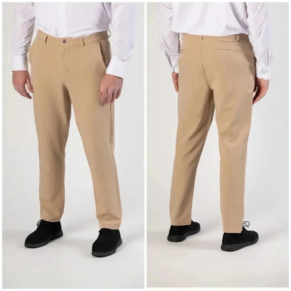 &Collar Range 2.0 Athletic Fit 30x32‎ Khaki New With Tag 3D Stretch - Picture 1 of 12